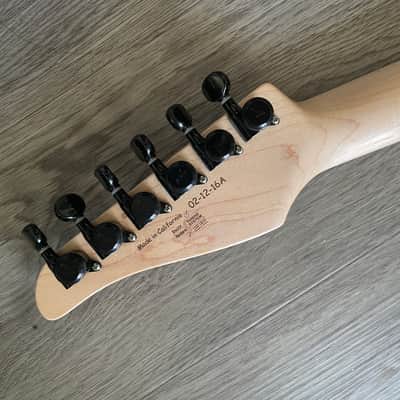 Tom Anderson 2016 Drop T Hollow Chambered Electric Guitar - STUNNING Figured Top Black and Grey image 23