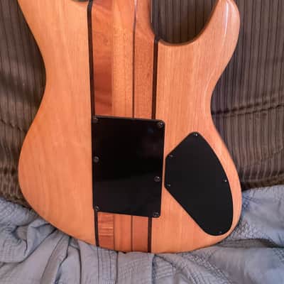 2010 Douglas Hadron 627 Baritone 27" Scale 6lb Shredder Floyd Rose Neck Through Super Thin 1 1/4" Body image 3