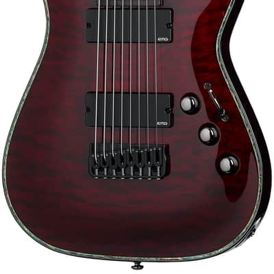 Schecter Hellraiser C-8 Black Cherry image 1