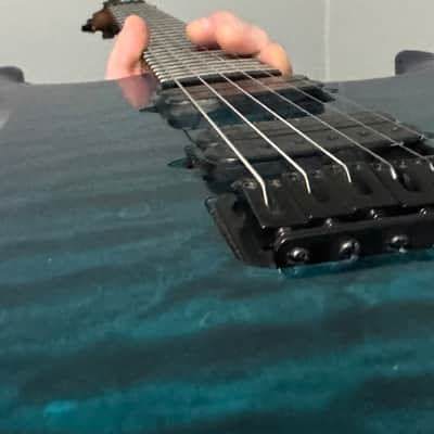 Sterling JP150D QM John Petrucci Signature DiMarzio 2022 - Present - Cerulean Paradise image 5