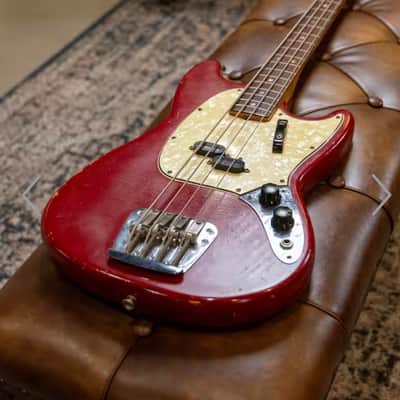 Fender Mustang Bass 1966 4 String Electric Bass Vintage Original 1966 image 1