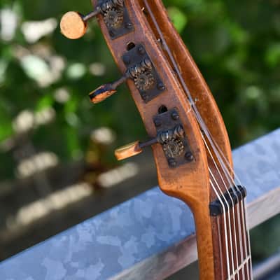 ✴️ Video Included – 1890s Restored Antique Pre-war German Guitar Lute – Flame Maple, Great Condition and Wonderful Sound image 9