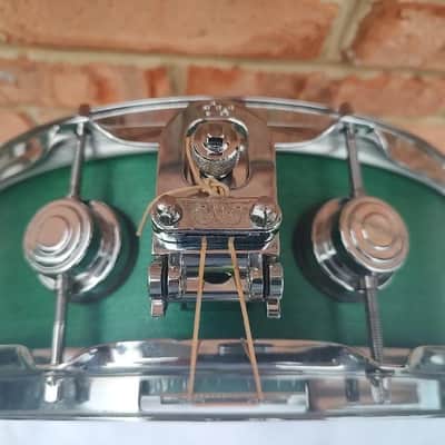 DW Drum Workshop Oct. 1999 - Rare Green Matte 5"x14" Snare Drum. MINT! image 5