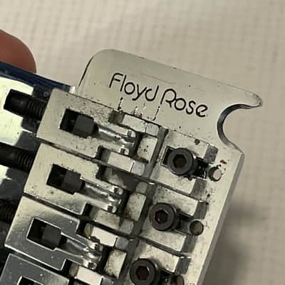1980's Era Original Floyd Rose Made in Germany Chrome Tremolo Bridge Vibrato Kramer Guitar FU Tone Brass Block image 18