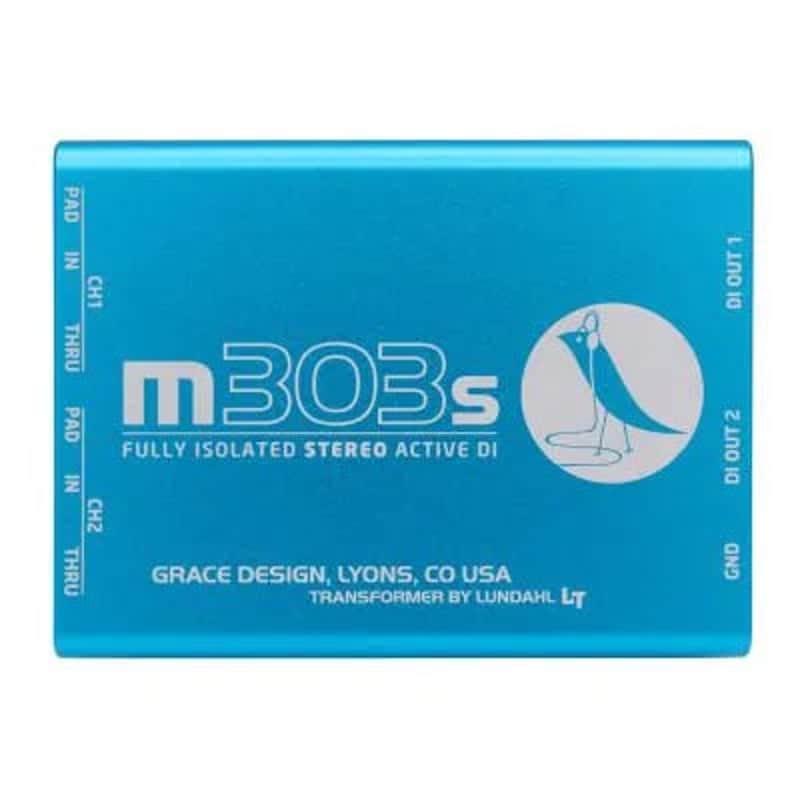 Grace Design m303S Stereo Active Isolated Direct Box 2025 - Present - Blue image 1