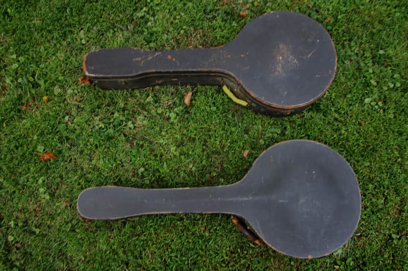 (2) Vintage Tenor Banjo Cases, 1920's image 1