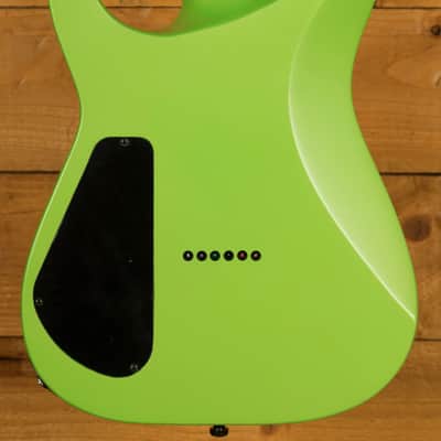 Jackson Pro Plus Series Soloist SLA2 HT - Ebony - Toxic Apple image 2