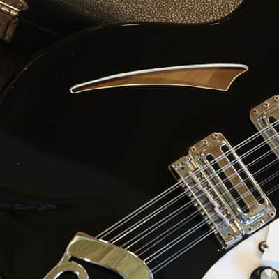1998 Rickenbacker 370/12RM Roger McGuin Limited Edition 12-String Electric Guitar Jetglo + OHSC image 4