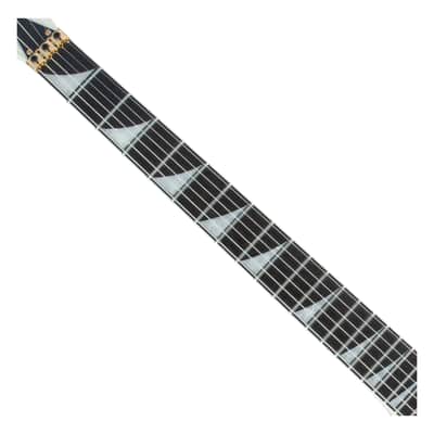 Used Jackson Pro Series Rhoads RR3 - Ivory with Black Pinstripes w/ Ebony FB image 3