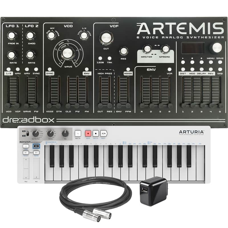 Dreadbox Artemis Desktop 6-Voice Analog Synthesizer CONTROLLER RIG image 1