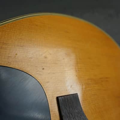 Morris F-15 OM Japan Acoustic Guitar w/ Built-In Electronics & Hard Case image 21