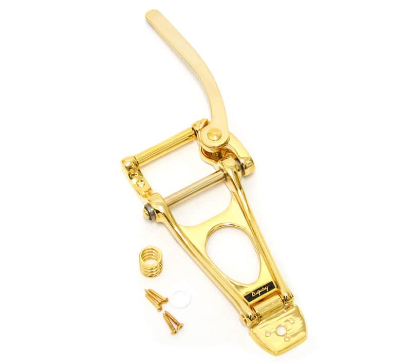 006-2546-100 Gretsch Bigsby Gold Tailpiece B12 Arch Top Guitar image 1