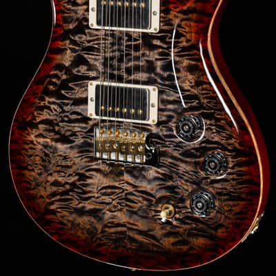 PRS Wood Library Willcutt Exclusive DGT Quilt Maple Charcoal Cherry Burst 10 Top (910) image 1
