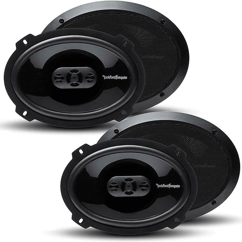2 Pair Rockford Fosgate Punch P1694 Car Speaker 300W Peak, 150W RMS 6x9" 4-Way Punch Series Ful image 1