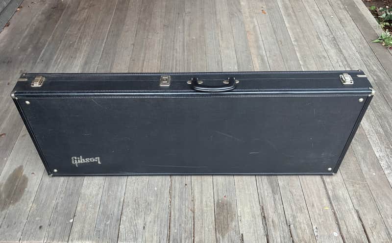 1970s Gibson Rectangular SG Case w/Purple Lining image 1