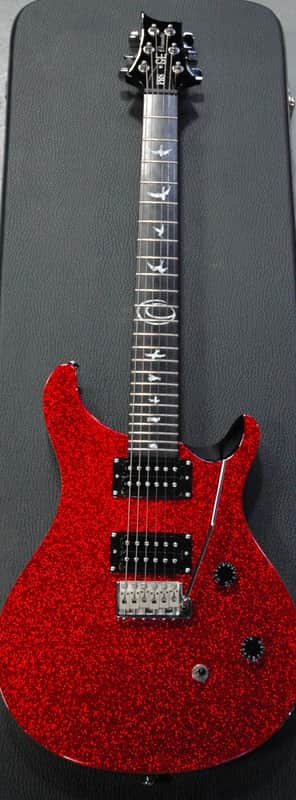 New 2011 PRS SE Orianthi Red Glitter Double-Cutaway Guitar image 1