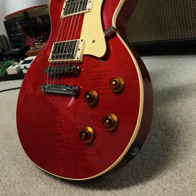 HERITAGE H 150 FLAME TOP GUITAR 2013 CHERRY image 19