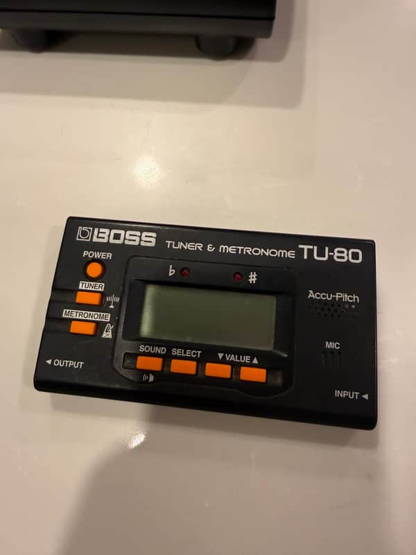 Boss TU-80 Tuner & Metronome - Black image 1