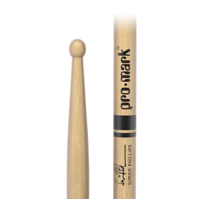 ProMark Simon Phillips 707 Hickory Drumstick, Wood Tip image 4