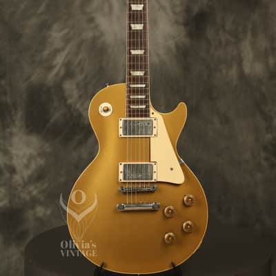 original 1957 Gibson Les Paul RARE Goldtop with a MAHOGANY TOP!!! image 2