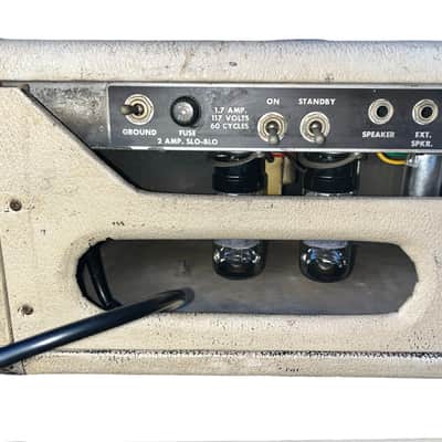 Fender Bandmaster 6G7-A 40-Watt 2x12" Piggyback Guitar Amp 1961 - 1962 - Blonde image 11