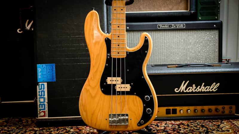 Fender Presicion Bass 1976 - Natural W/OHSC Chandler Neck Replaced image 1
