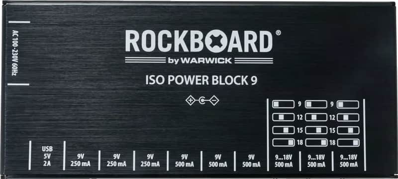 RockBoard ISO Power Block V9 IEC Isolated Guitar Effects Pedal Power Supply image 1