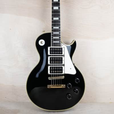 Greco EG600P Peter Frampton Model MIJ 1978 Black 3 PU Custom Maxon Pickups Vintage Japan w/ Bag image 2