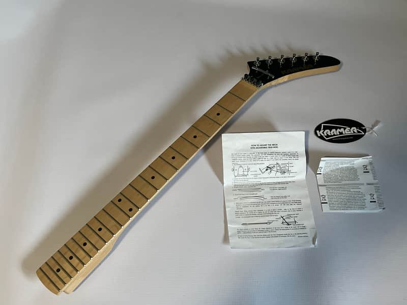 2021 Kramer Baretta Vintage Fully Loaded Banana Guitar Neck 22 Fret Floyd Ready image 1