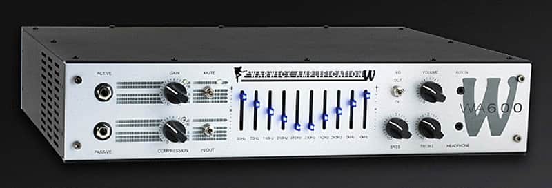 Warwick WA 600 Bass Amp Head, 600 watts, USM-WA600115V image 1