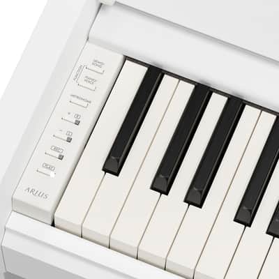 Yamaha YDP-S56WH, Slim Style GrandTouch-E™ 88 Note Upright Digital Piano (No Bench) - White image 5