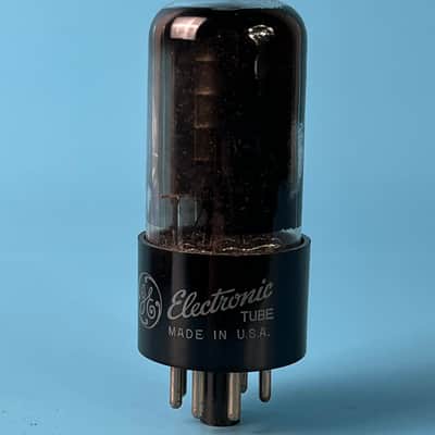 1953 General Electric 6V6 Vintage Smoked Glass Vacuum Tube! Tests Good! T564 image 2