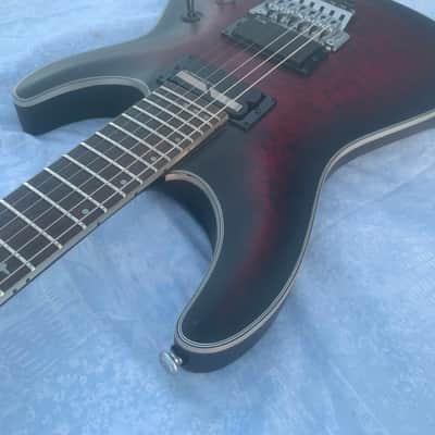 Schecter Hellraiser C-1 FR S Sustainiac 2014 - 2017 - Purple Burst Quilt image 8
