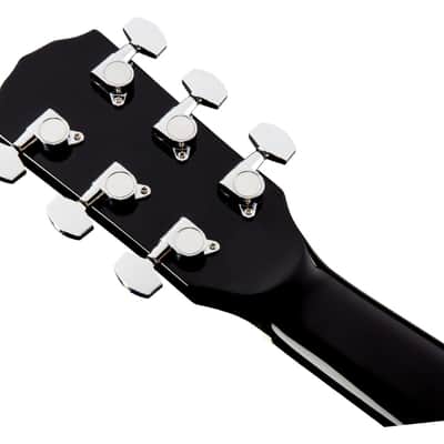 Used Fender CD-60SCE Dreadnought - Black w/ Walnut Fingerboard image 5