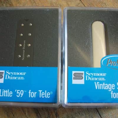 Seymour Duncan ST59-1b Little 59 For tele and stk-t1n vintage stack neck Pickup Set image 1