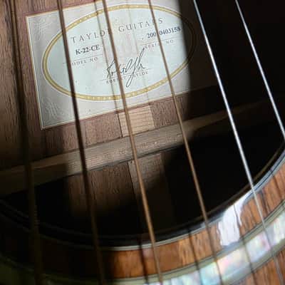 Taylor K22ce 2001 KOA image 2