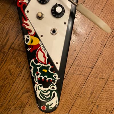 Gibson Flying V RARE! - Jimmi Hendrix Love Drops Artist Hand Painted Custom 1990’s image 6