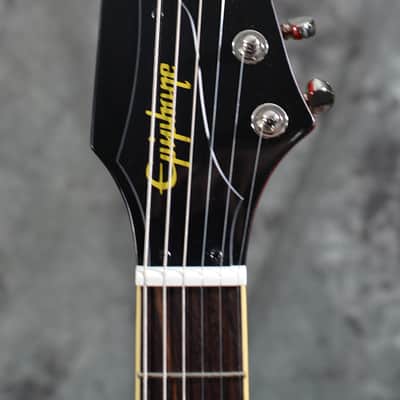 Epiphone Inspired By Gibson Firebird Wine Red w Deluxe Gigbag & FAST Same Day Shipping image 2