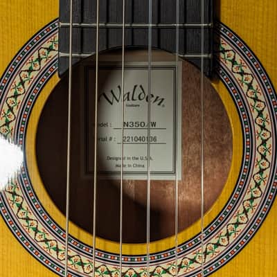 Walden N350 Classical Guitar image 5