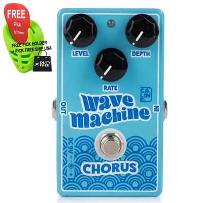 Caline CP-505 Wave Machine Chorus Pedal True Bypass, FREE PICK + HOLDER+ FREE SHIP USA image 1