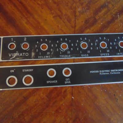 FENDER BANDMASTER 61 FACE PLATES FRONT AND REAR image 3