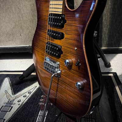 Suhr Modern HSH with Roasted Maple Fretboard 2018 - Present - Bengal Burst image 3