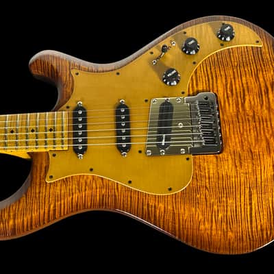 2025 Knaggs Larry Mitchell Signature Severn Tier 1 Flame Top Gloss ~ Aged Scotch image 2