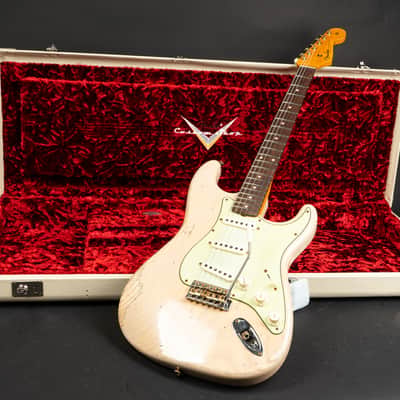Fender Custom Shop 1956 Stratocaster Heavy Relic - Super Faded Aged Dirty White Blond image 15