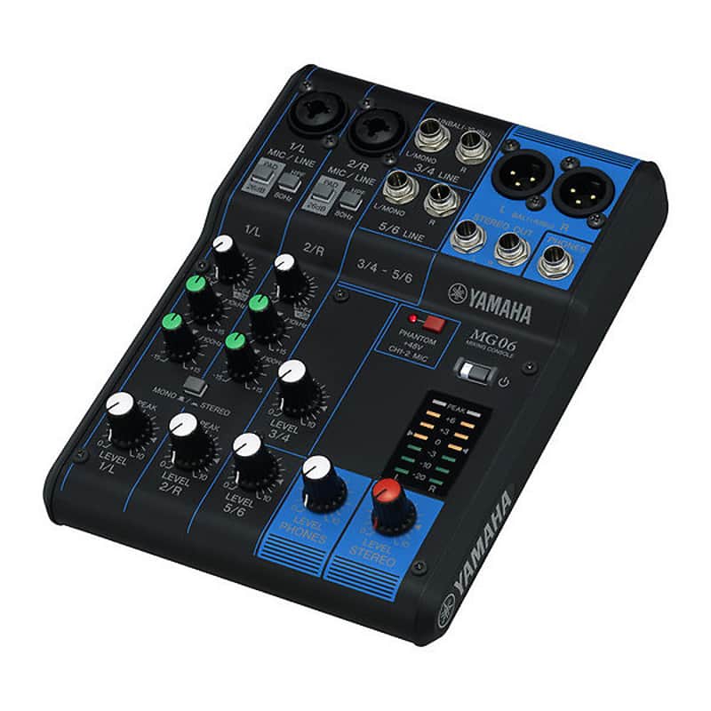 Yamaha MG6 6 Channel Analog Mixer image 2