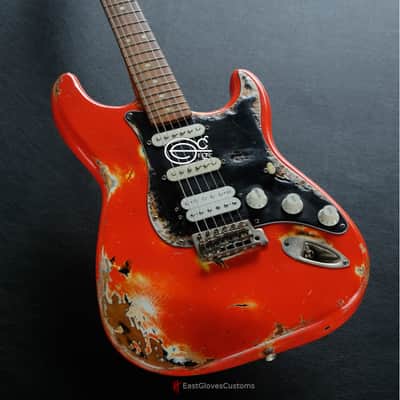 Fender Stratocaster Orange S/S/H Heavy Aged Relic image 2