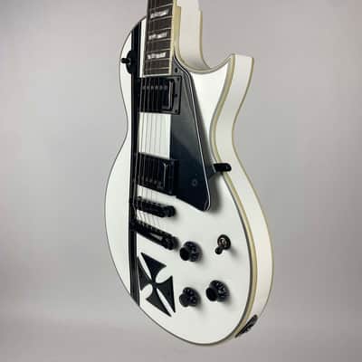 ESP LTD Iron Cross - James Hetfield Metalica Model White Super Clean, set up, ready to go . HSC included! image 4
