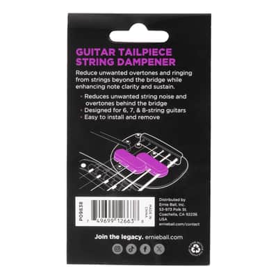Ernie Ball STRING DAMPENER - GUITAR TAILPIECE image 2