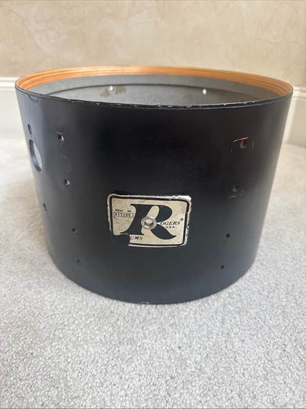 Rogers Vintage Tom Drum Shell Project 13” x 9” 70s image 1