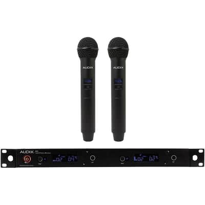 Audix AP42 OM2 Dual Handheld Wireless Microphone System (B Band, 554-586 MHz)